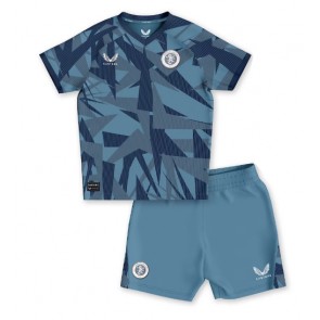 Aston Villa Replika Babytøj Tredje sæt Børn 2023-24 Kortærmet (+ Korte bukser)